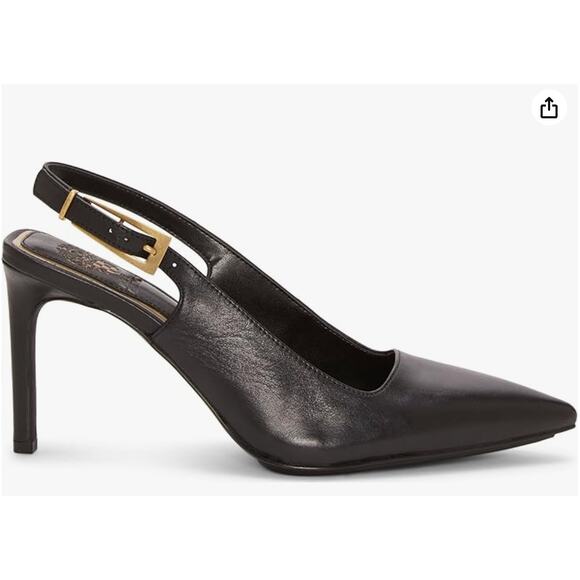 Vince Camuto Shoes - NEW Vince Camuto Brendie Sling Back Heels Black Size 11M Glamour Shoes Office
